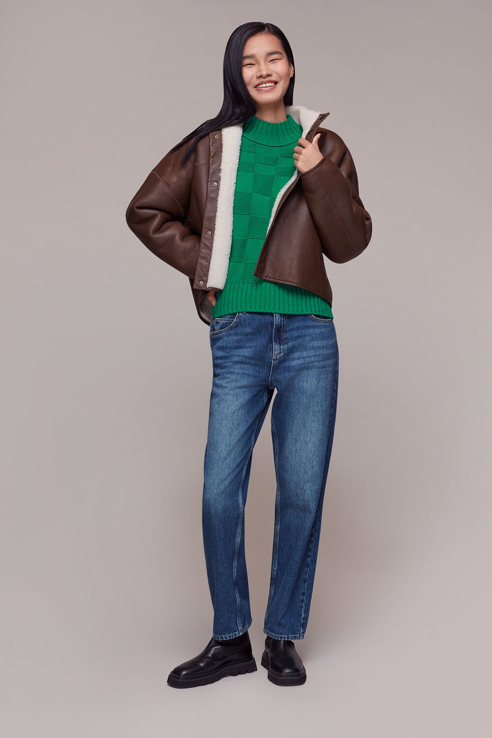 Texture Check Sweater